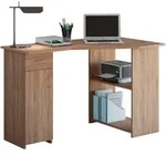 Mid.you Eckschreibtisch, Eiche, Holzwerkstoff, 1 Schublade(n) Schubladen, Sockel,
