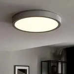 Led, Silber, Metall, Rund, 28.5x2.8x28.5 cm, Lampen & Leuchten, LED Beleuchtung,