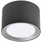 Nordlux Badezimmer-Deckenleuchte, Schwarz, Metall, rund,rund, F, 8.2 cm, 3-fach