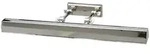 Elstead Lighting Bilderleuchte Chawton, Nickel, Metall, 18.6x11.9x65.2 cm, Gr&uuml;ner