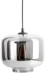 N&auml;ve H&auml;ngeleuchte, Anthrazit, Schwarz, Metall, Glas, 121 cm, Lampen & Leuchten,