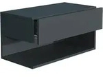 Livetastic Nachtschrank, Anthrazit, Holzwerkstoff, 1 Schublade(n) Schubladen,
