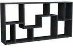 Mid.you Regal Lanisa, Anthrazit, Kunststoff, 116x58x20 cm, stehend, Wohnzimmer,