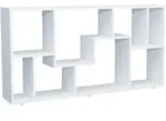 Mid.you Regal Lanisa, Wei&szlig;, Kunststoff, 116x58x20 cm, stehend, Wohnzimmer, Regale,