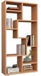 Mid.you Regal, Buche, Kunststoff, 58x116x20 cm, stehend, Wohnzimmer, Regale,