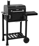 Taino Holzkohlegrill, Schwarz, Metall, 87x108x57 cm, Grills & Outdoor-K&uuml;chen,