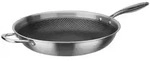 GSW Bratpfanne Inoxxa Black, Edelstahl, Metall, 5.8 L, ISO 9001, hitzebest&auml;ndige