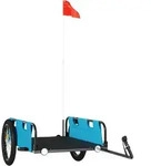 vidaXL Fahrradanh&auml;nger, Blau, Metall, 68x38.5x135 cm, Freizeit, Sport &...