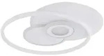 Globo Led-Deckenleuchte Roderick, Chrom, Wei&szlig;, Opal, Kunststoff, Metall,...