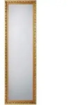 Boxxx Wandspiegel, Gold, Glas, Kautschukholz, massiv, rechteckig, 50x150x3.5 cm,