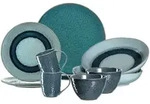 Leonardo Living Tafelservice, Blau, Keramik, 10-teilig, 2x2x2 cm, Essen & Trinken,