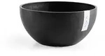 Ecopots Blumentopf, Dunkelgrau, Kunststoff, Beton Optik, Rund, 16.7 cm,...