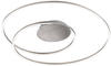 Fischer & Honsel Led-Deckenleuchte, Nickel, Metall, rund,rund, 9 cm, Lampen &