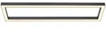 Neuhaus Pure Led-Deckenleuchte Pure-Lines, Anthrazit, Metall, Kunststoff, Uni,Uni,