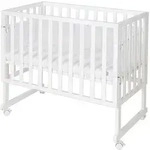 Roba Beistellbett, Wei&szlig;, Creme, Holzwerkstoff, 45x90 cm, Babym&ouml;bel,...