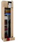 Mid.you Mehrzweckschrank, Sonoma Eiche, Kunststoff, Holzoptik, 4 F&auml;cher, 1