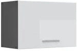 Vicco H&auml;ngeschrank, Wei&szlig; Hochglanz, Anthrazit, Holzwerkstoff, 1 F&auml;cher,
