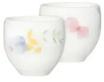 HUTSCHENREUTHER Fr&uuml;hlingsgr&uuml;&szlig;e 2026 Eierbecher-Set Blumenwiese aus Porzellan...