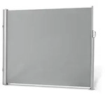 Leco ausziehbare Seitenmarkise, Aluminium-Stahlrohr-Mix,lichtgrau,180 x 300 cm...