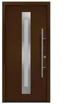 H&ouml;rmann Ecostar Haust&uuml;r "ISOPRO Secur IPS 770S",terrabraun (RAL 8028),110 x 210 cm