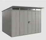 H&ouml;rmann Ecostar Metall-Ger&auml;tehaus Elegant mit Pultdach Typ 3, 313 x 283