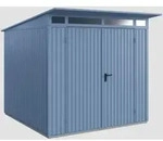 H&ouml;rmann Ecostar Metall-Ger&auml;tehaus Trend mit Pultdach Typ 2, 248 x 283