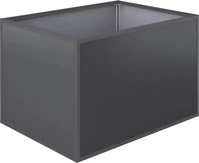 KGT 16000029, KGT Aluminium-Hochbeet "130", anthrazit, 1,21 x 0,91 x 0,77 m (L x B x