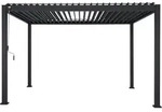 Leco Aluminium Pergola mit Lamellendach / Lamellenpergola "Deluxe",anthrazit,4...