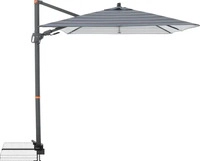 Doppler 452279840S, Doppler Pendelschirm "myZone 210 x 210 Side", Blockstreifen