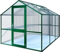 KGT 11300002, KGT Gew&auml;chshaus "Rose III", moosgr&uuml;n, 7,5 m&sup2;, 10 mm HKP