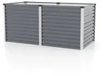 Vitavia Hochbeet "Linus 858",granit/ alu eloxiert,188 x 96 x 86 cm (L x B x H)