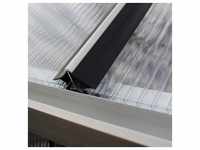 Vitavia Windsicherung für Gewächshausplatten,schwarz,6 mm