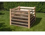 Westmann Holz Komposter, Kompostkiste 800 l Volumen,natur,100 x 100 x 80 cm (B...