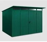 H&ouml;rmann Ecostar Metall-Ger&auml;tehaus Trend mit Pultdach Typ 3, 313 x 283