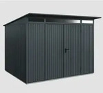 H&ouml;rmann Ecostar Metall-Ger&auml;tehaus Trend mit Pultdach Typ 3, 313 x 283