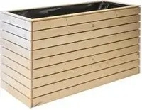 Westmann WM17070, Westmann Holz Hochbeet, Kr&auml;uterbeet XL, natur, 170 x 70 x 90 cm (L