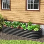 Vitavia Erweiterung "Stretched" f&uuml;r Hochbeet "401",schwarz,80 x 40 cm