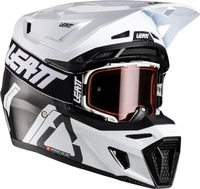 Leatt Helmet Kit Moto 9.5 - Carbon/White - S (55 - 56 cm)