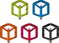 Spank Spike Reboot Flat Pedal - orange Schwarz
