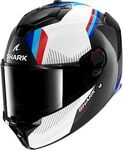 Shark Spartan GT Pro Carbon Dokhta, Integralhelm - Schwarz/Wei&szlig;/Blau/Rot - L