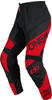 ONeal Element Racewear, Textilhose - Schwarz/Rot - 32