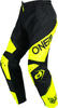 ONeal Element Racewear, Textilhose - Schwarz/Neon-Gelb - 32
