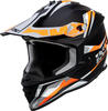 IXS 362 2.0, Motocrosshelm - Matt Schwarz/Neon-Orange/Grau - L