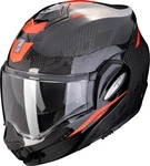 Scorpion 118-433-24-04, Scorpion EXO-Tech Evo Carbon Rover, Modularhelm - Schwarz/Rot