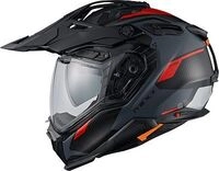 Nexx X.WED3 Pro Keyo, Endurohelm - Matt Dunkelgrau/Schwarz/Rot - L