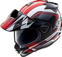 Arai Tour-X5 Discovery, Endurohelm - Schwarz/Wei&szlig;/Rot - L
