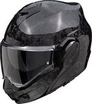 Scorpion EXO-Tech Evo Carbon Onyx, Modularhelm - Schwarz/Grau - XL