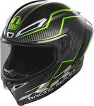 AGV Pista GP RR Performante, Integralhelm - Dunkelgrau/Neon-Gr&uuml;n - XL