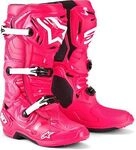 Alpinestars Tech 10, Stiefel - Pink/Wei&szlig; - 9 US