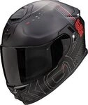 Scorpion EXO-GT SP Air Techlane, Integralhelm - Matt Schwarz/Grau/Rot - M